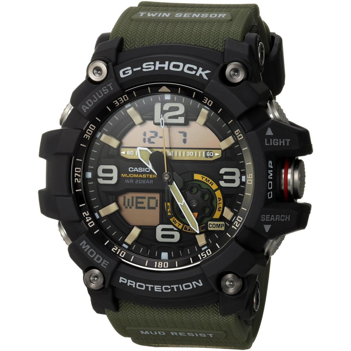 Casio Men`s GG-1000-1A3CR G Shock Analog-digital Display Quartz Green Watch