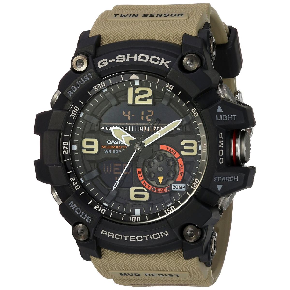 Casio Men`s GG-1000-1A5CR G Shock Analog-digital Display Quartz Beige Watch