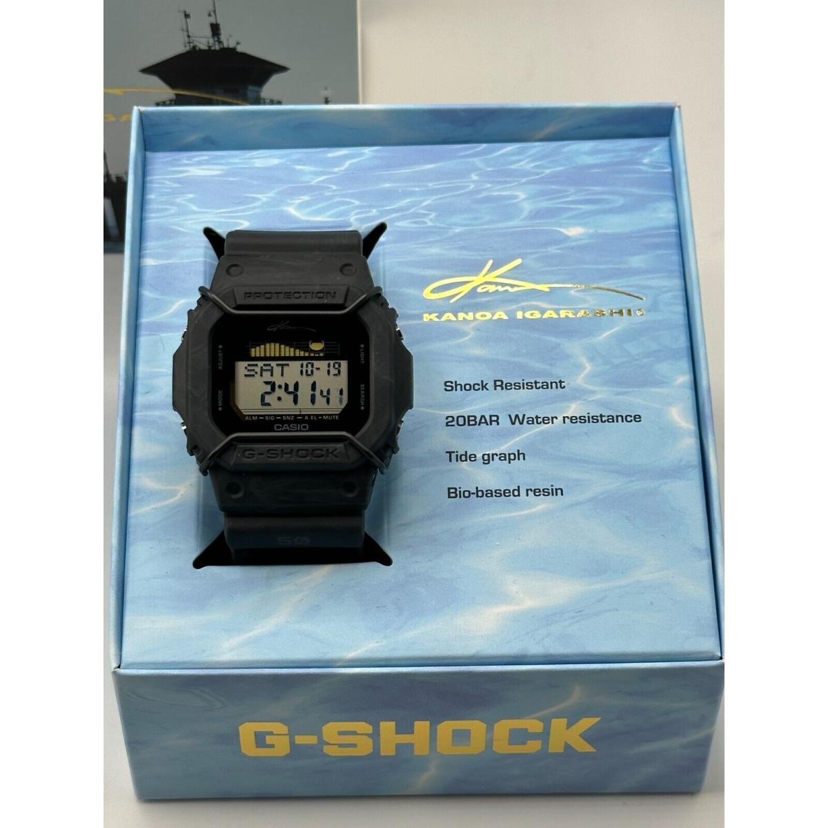 Casio G-shock GLX5600KB-1 G-lide x Kanoa Igarashi Digital Men Watch