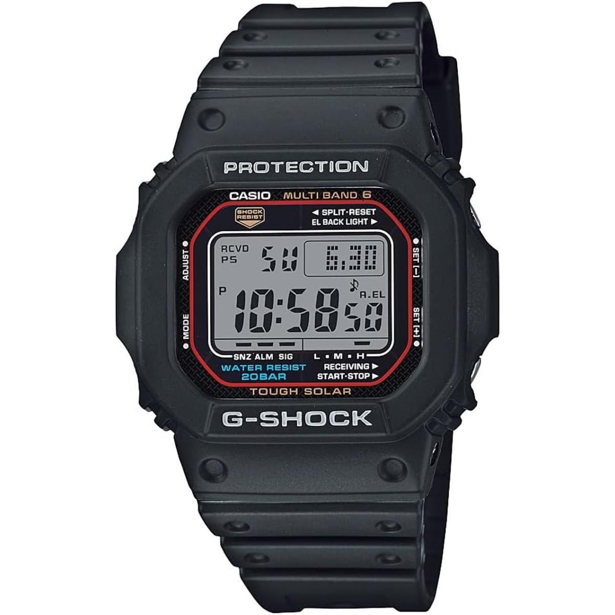 Casio G-shock GWM5610-1 Men`s Solar Black Resin Sport Watch