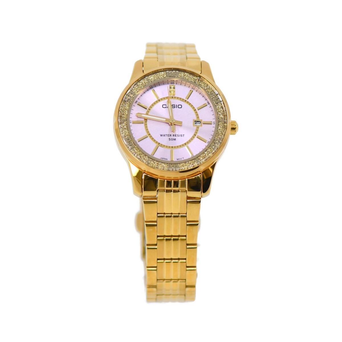 Casio Gold Tone Stainless Steel Watch LTP-1358G