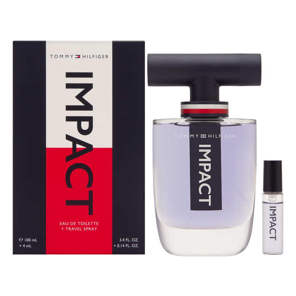 Impact by Tommy Hilfiger For Men 3.4 oz Eau de Toilette Spray + 0.14 oz Edt