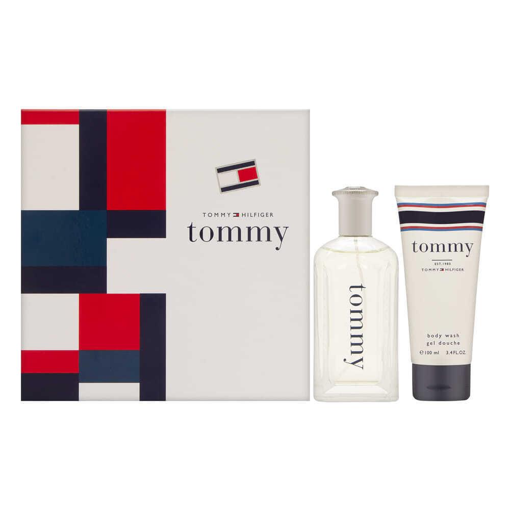 Tommy Hilfiger For Men 2 PC Set: 3.4 oz Eau de Toilette Spray + 3.4 oz Body Wash