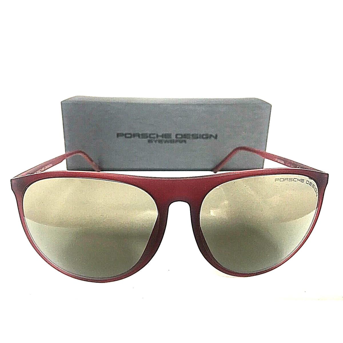 Porsche Design P 8596 P8596 C Cat.2 58mm Burgundy Women`s Sunglasses