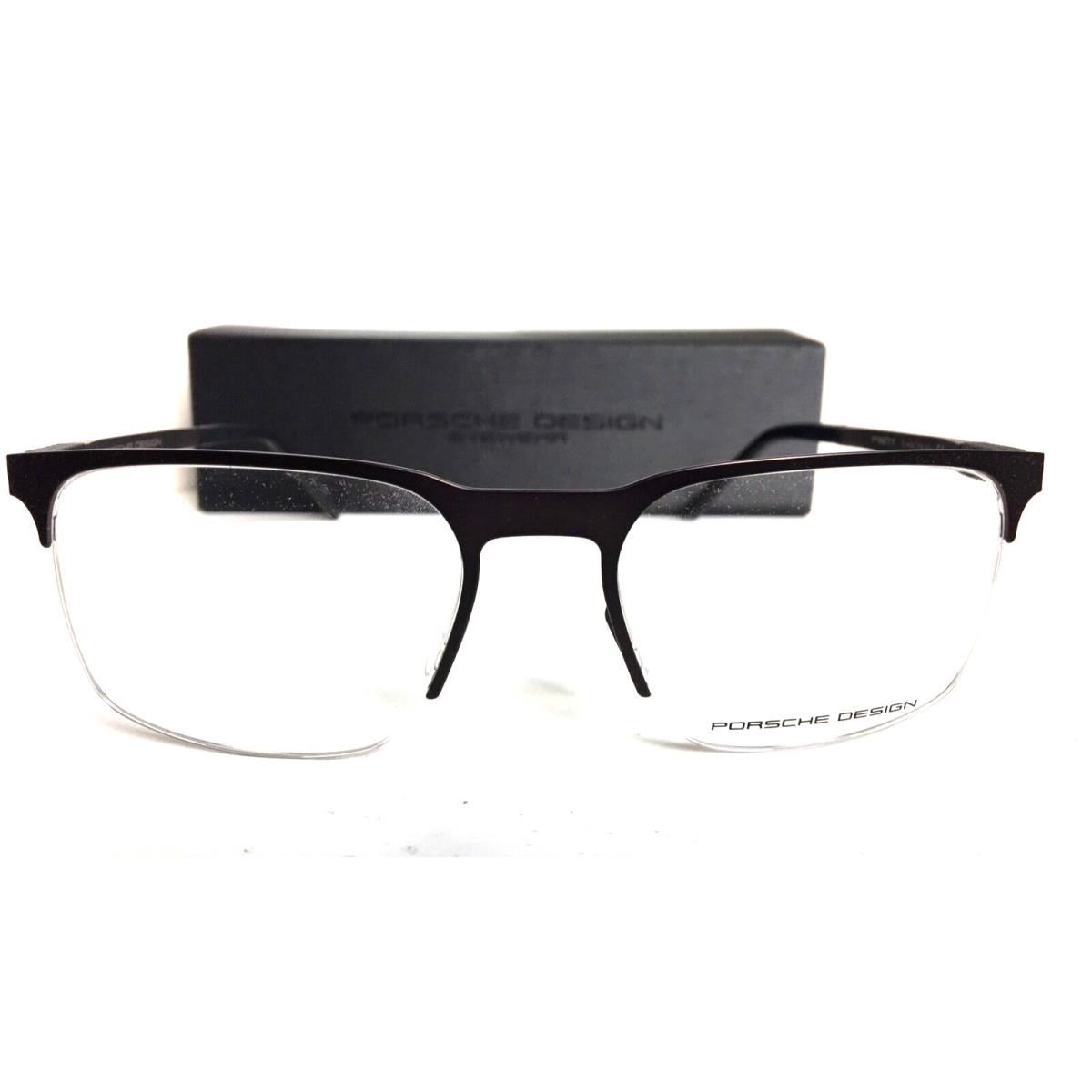 Porsche Design P8277 P 8277 D 54mm Black Clubmaster Men`s Eyeglasses Frame