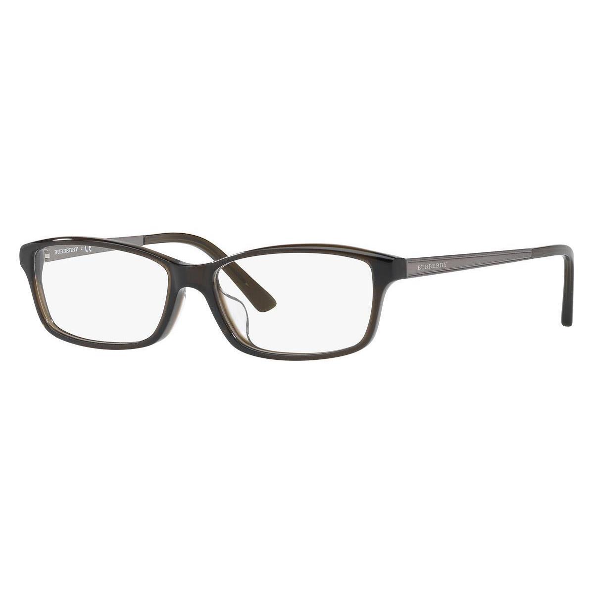 Burberry 2217D 3010 Olive Green on Gunmetal Eyeglasses 55-15-145