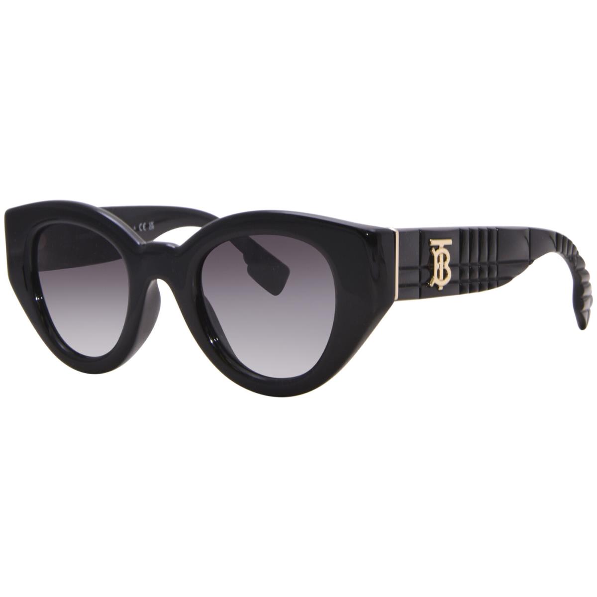 Burberry Meadow BE4390F 30018G Sunglasses Women`s Black/grey Gradient 47mm