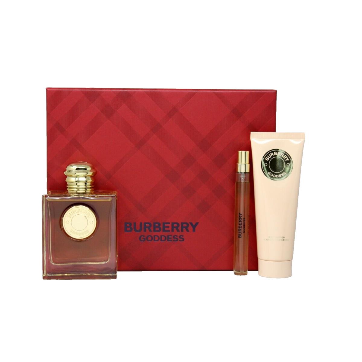 Burberry Goddess 3 Piece Gift Set Eau DE Parfum Spray 100 ML/3. Fl.oz