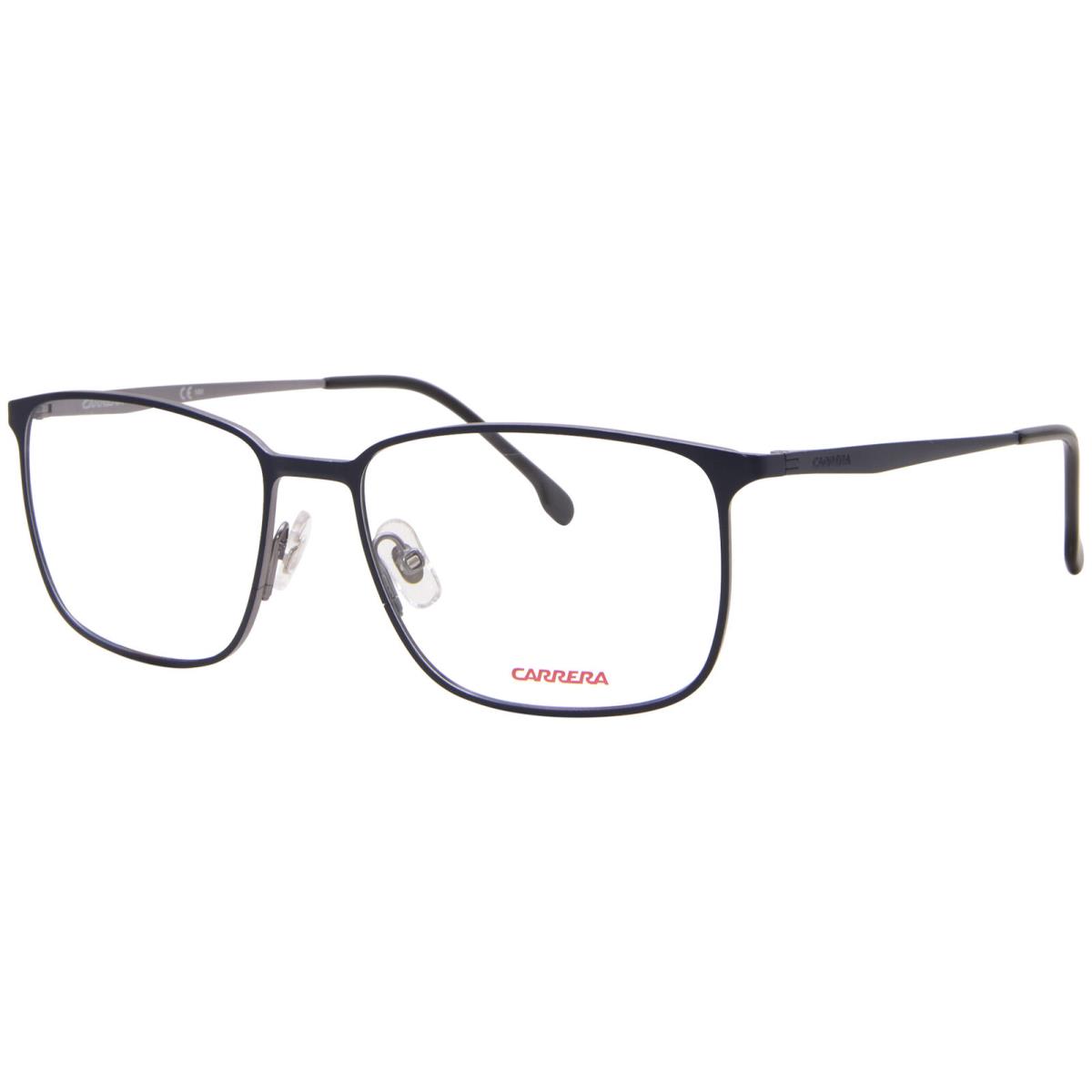 Carrera 8858 Pjp Eyeglasses Men`s Blue Full Rim Rectangle Shape 56mm