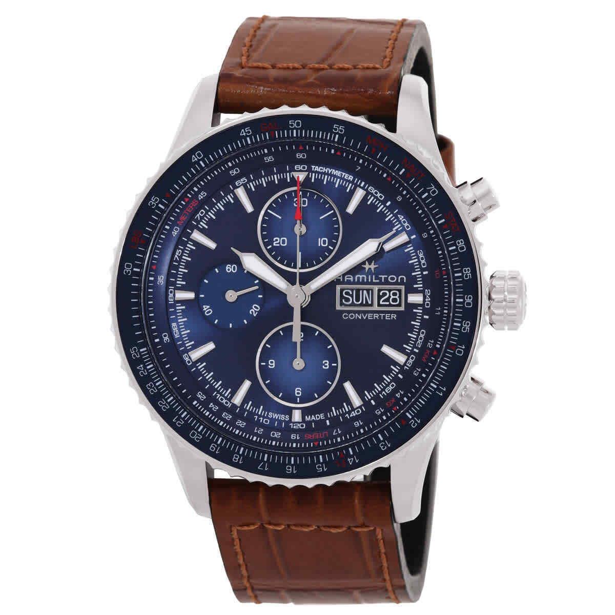 Hamilton Khaki Aviation Chronograph Automatic Blue Dial Watch H76746540