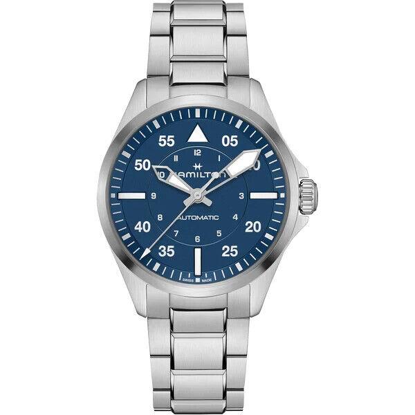 Hamilton Khaki Aviation Pilot Auto 39mm Blue Dial Watch H76305140