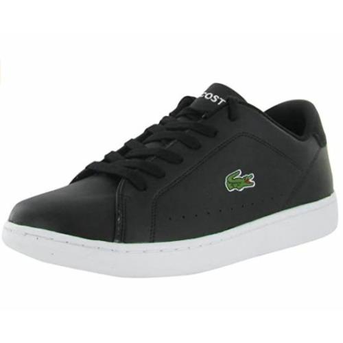 Lacoste Men`s Carnaby Fashion Sneaker Black/white Size 10