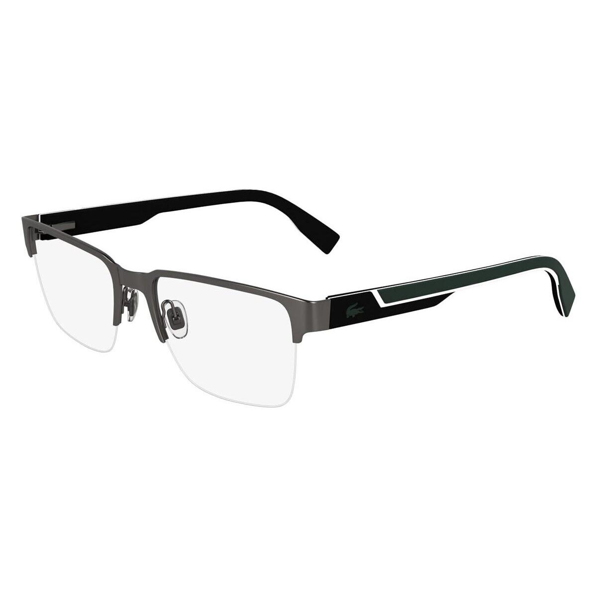 Lacoste L2305 038 Gunmetal 57/19/145 Male Eyewear Frame