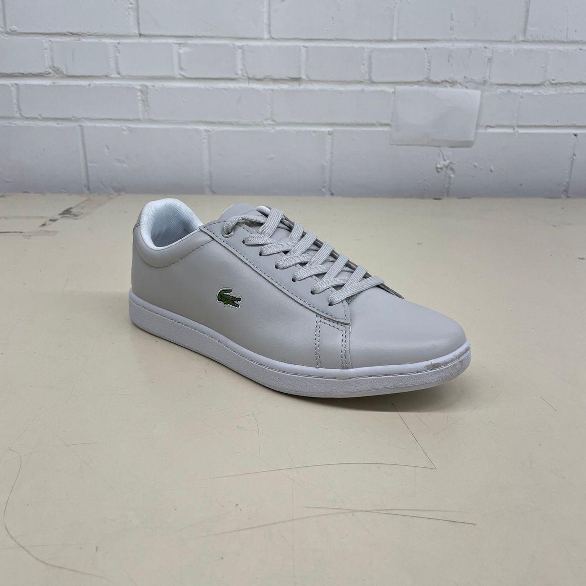 Lacoste Hydez 119 2 P Sfa Leather Sneaker Women`s Size US 8.5 Grey