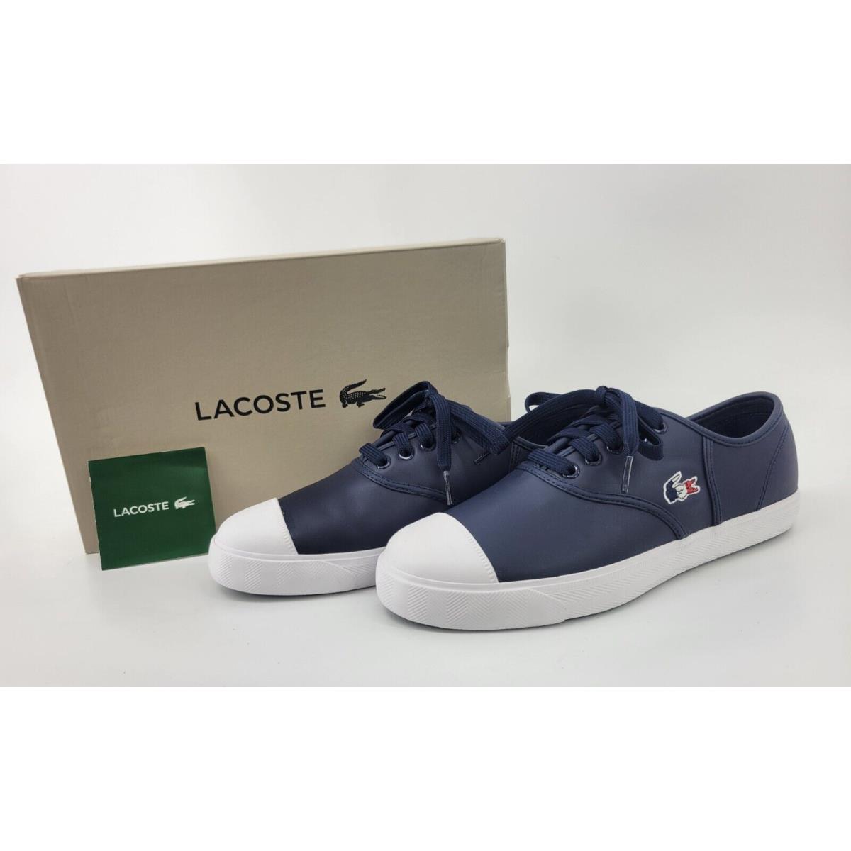 Lacoste Rene 119 Men`s Shoes US sz 7.5 Navy 7-37CMA00657A2