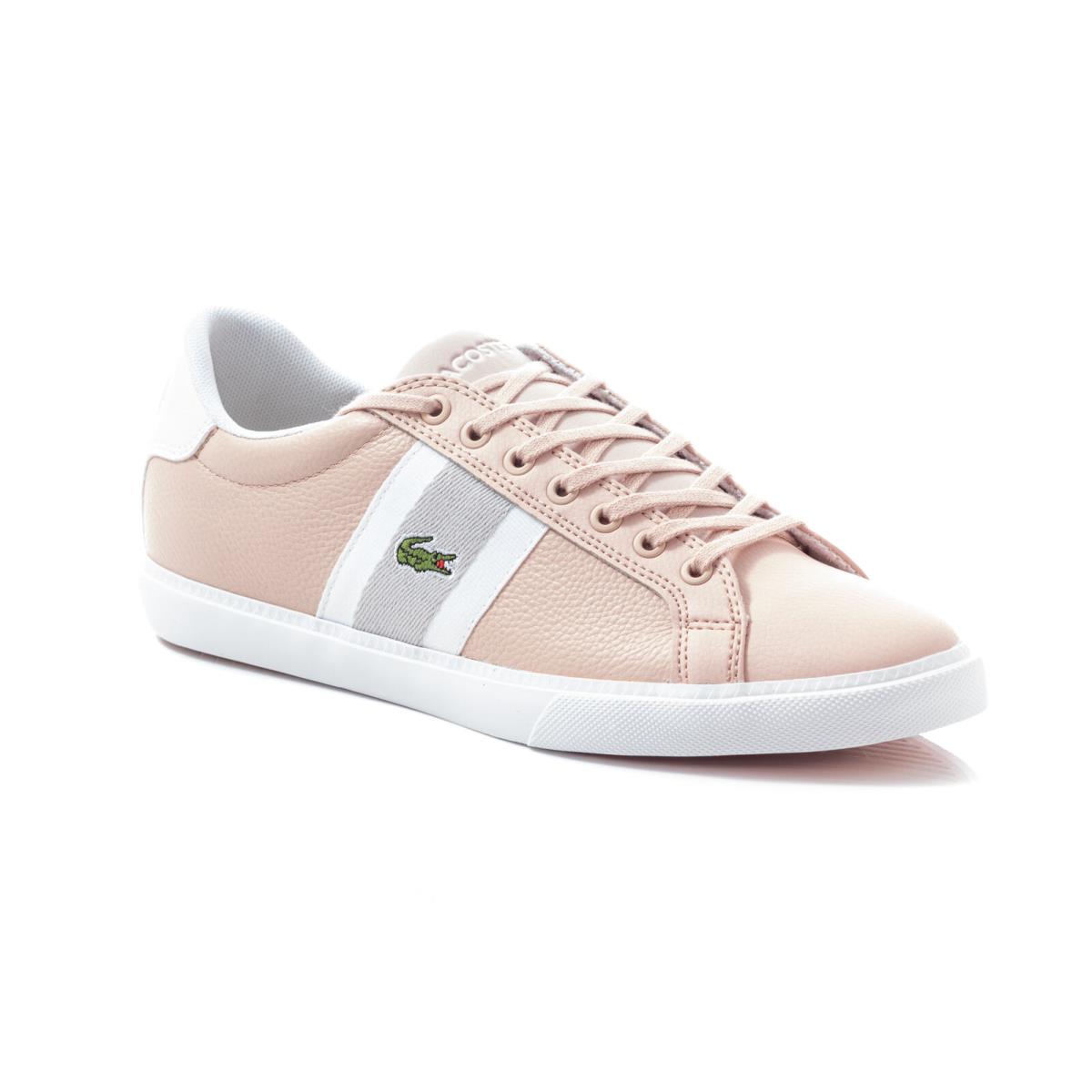 Lacoste Grad Vulc 120 1 P Low Top Sneaker Women`s Size 9 Light Pink