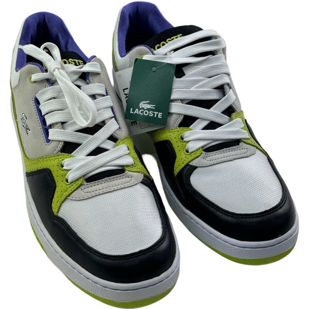 Lacoste Mississippi Y28 Leather Tennis Shoes White Poivron Size 13