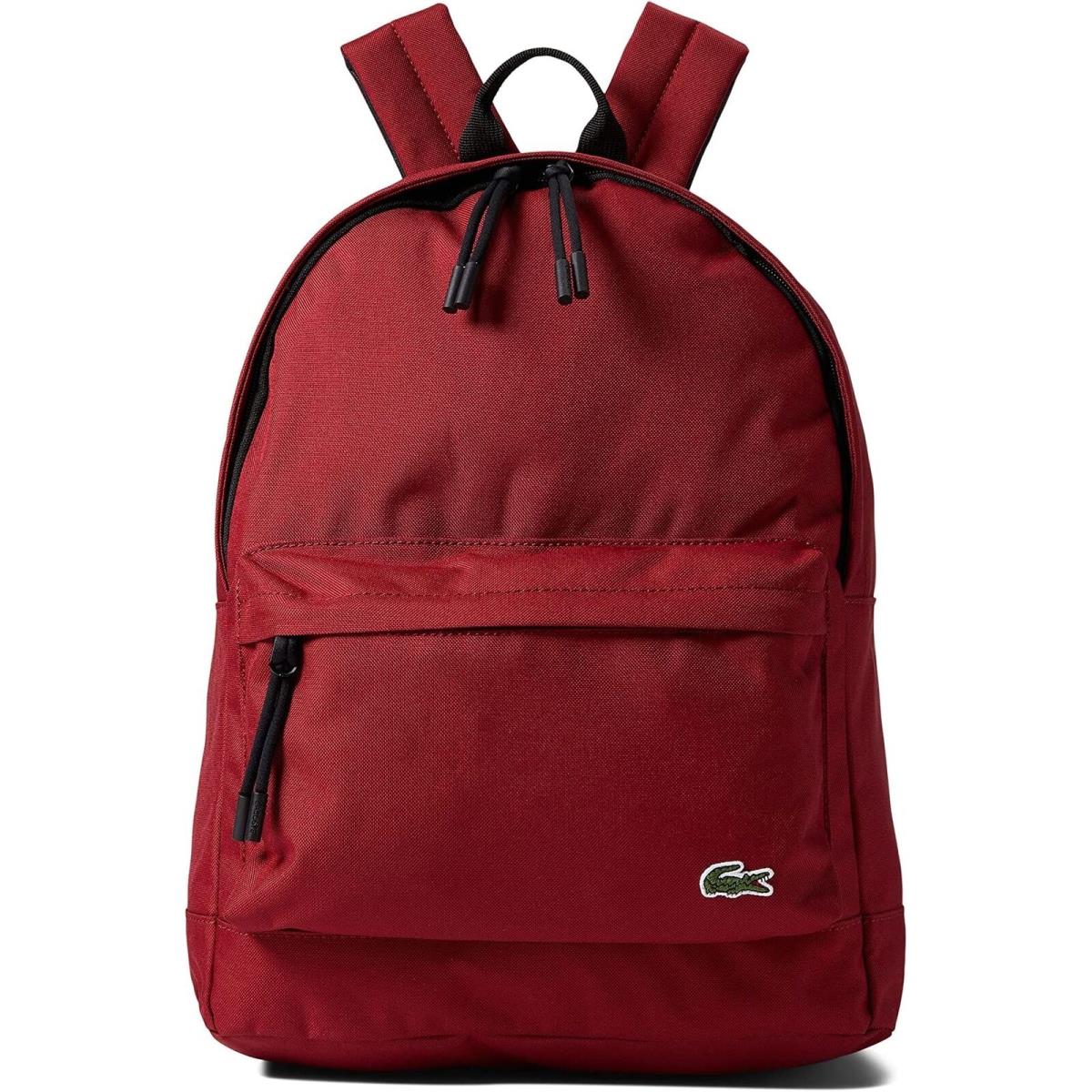 Men`s Lacoste Andrinople Red Computer Compartment Backpack