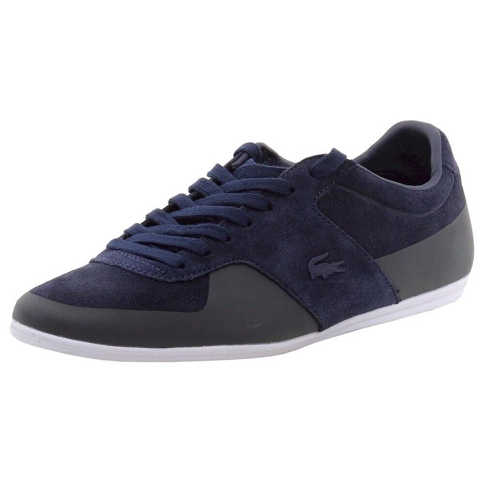 Lacoste Men`s Turnier 116 1 Fashion Navy Leather/suede Sneakers Shoes Sz: 9