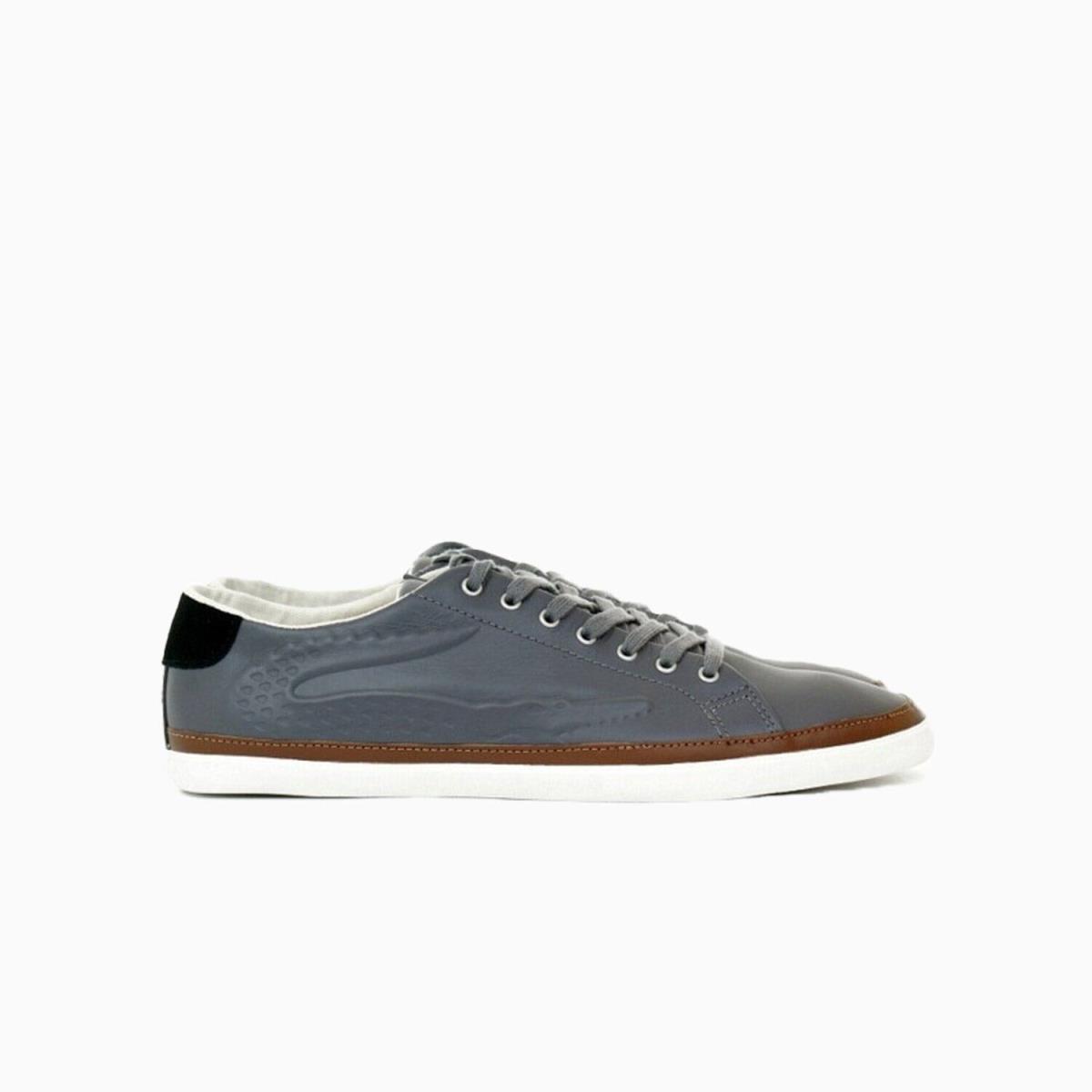 Lacoste Men`s Bocana 6 Leather Low Sneakers Size 10.5