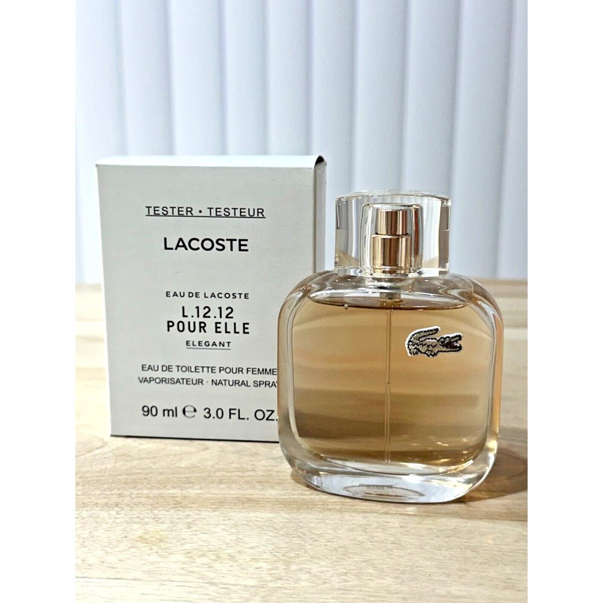 Lacoste Pour Elle Eau DE Lacoste Elegant 3.3 OZ 100 ML Tester Box Men