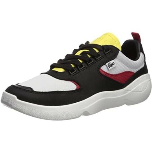 Lacoste Men`s Wildcard 319 Sneaker Red/black/yellow Size 9