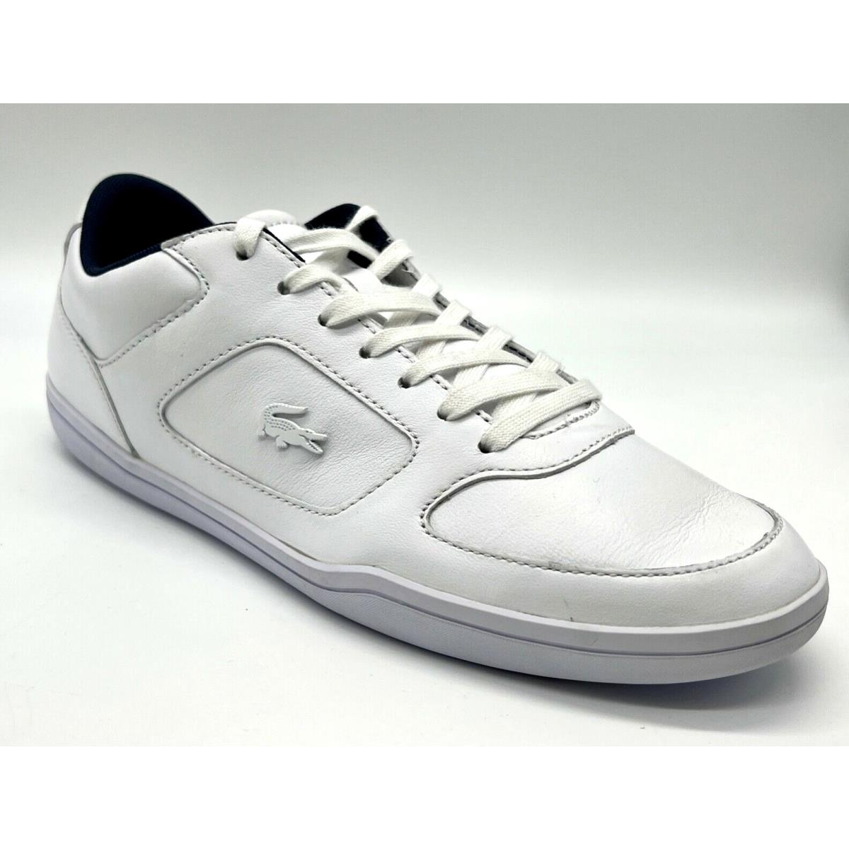 Lacoste Court Minimal 316 3 Cam Leather Sneaker Shoes Men s Sz 9 White