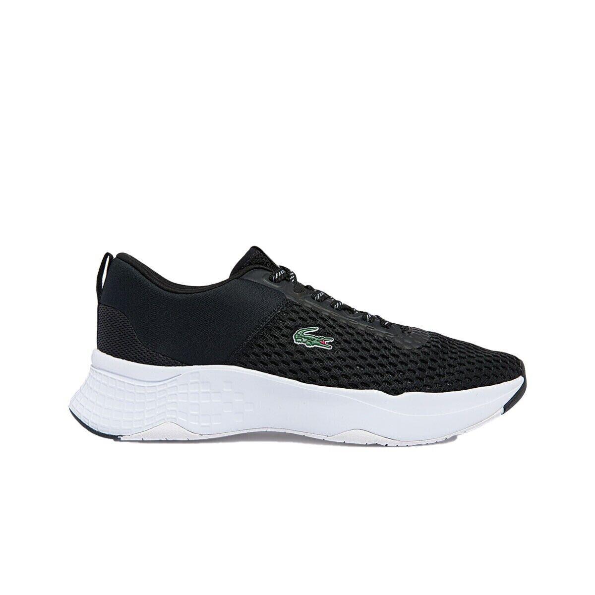 Lacoste Court-drive Fly 07211 Lace UP Black White Men Sneakers Size 11.5M