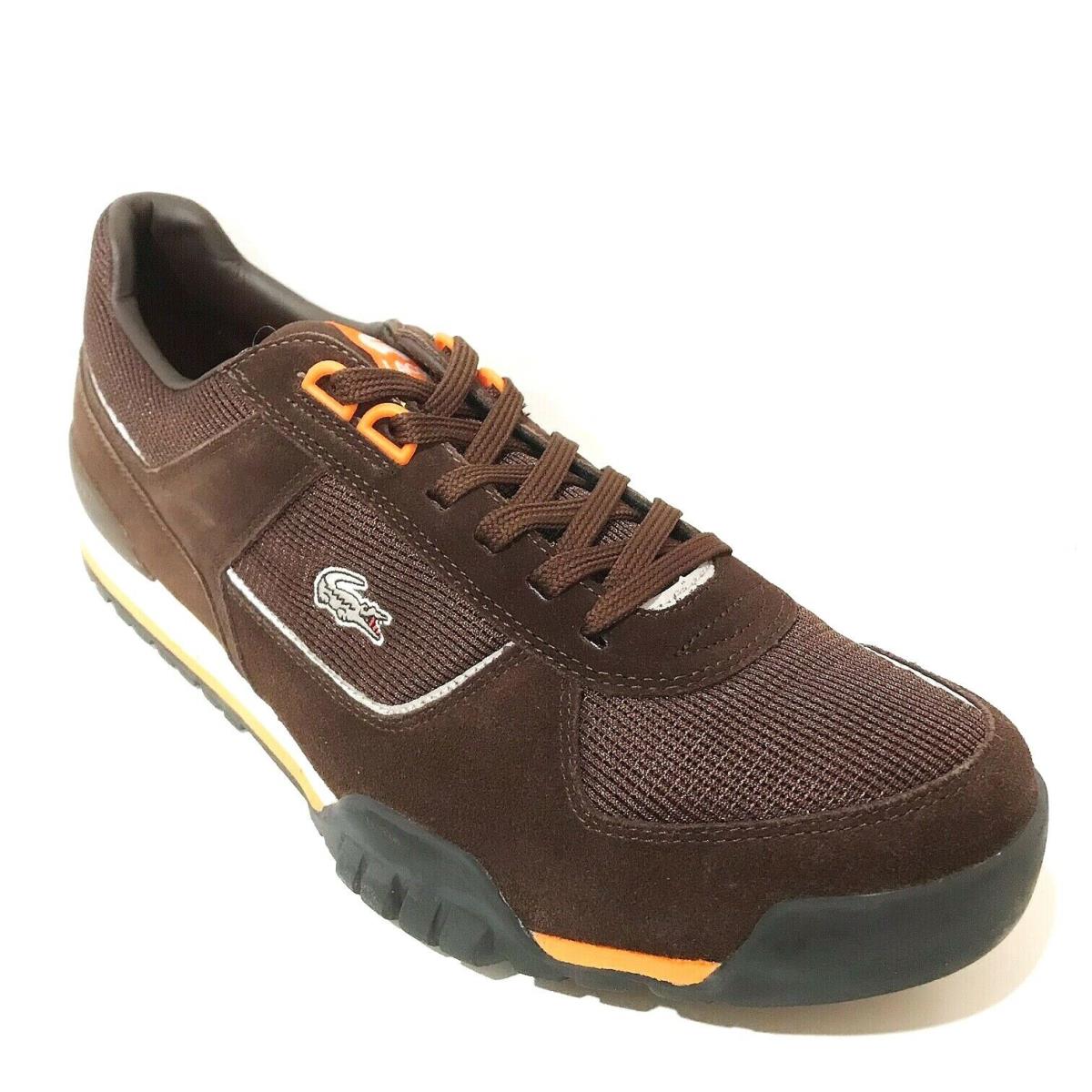 Lacoste Reijo Logo Sneakers Shoes Men`s Brown 13