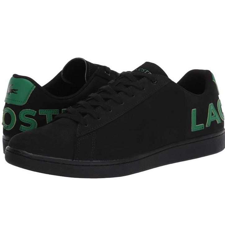 Lacoste Men`s Carnaby Evo 120 11 U Sma Sneaker Black/green 13 Medium US