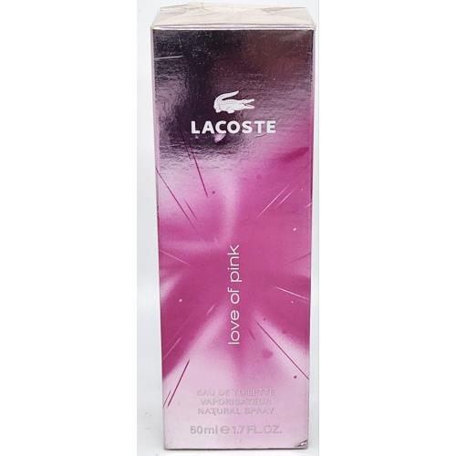 Lacoste Love Of Pink For Women Eau de Toilette Spray 2.5 fl oz