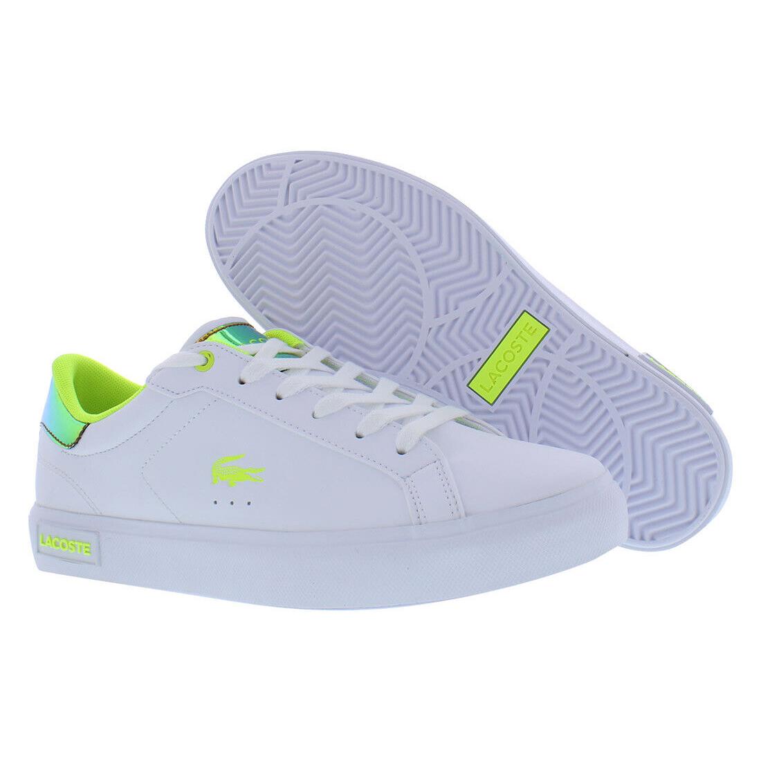 Lacoste Powercourt Womens Shoes Size 5 Color: White/yellow