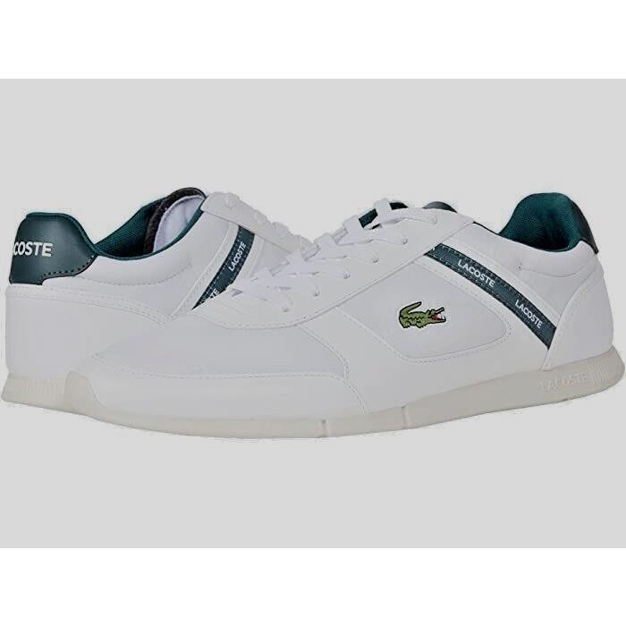 Lacoste Menerva Sport 0121 1 Cma Men White/dark Green 7-42CMA00151R5 Size 11.5