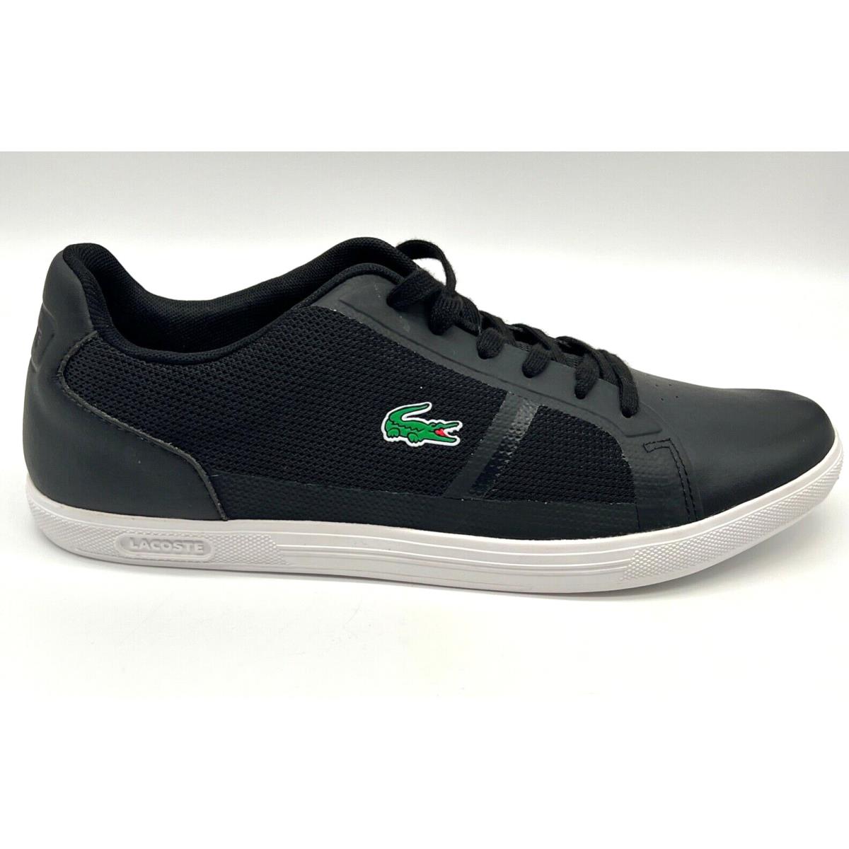 Lacoste Strideur 116 1 Spm Sneakers Shoes Canvas Synthetic Men Sz 9 in Black