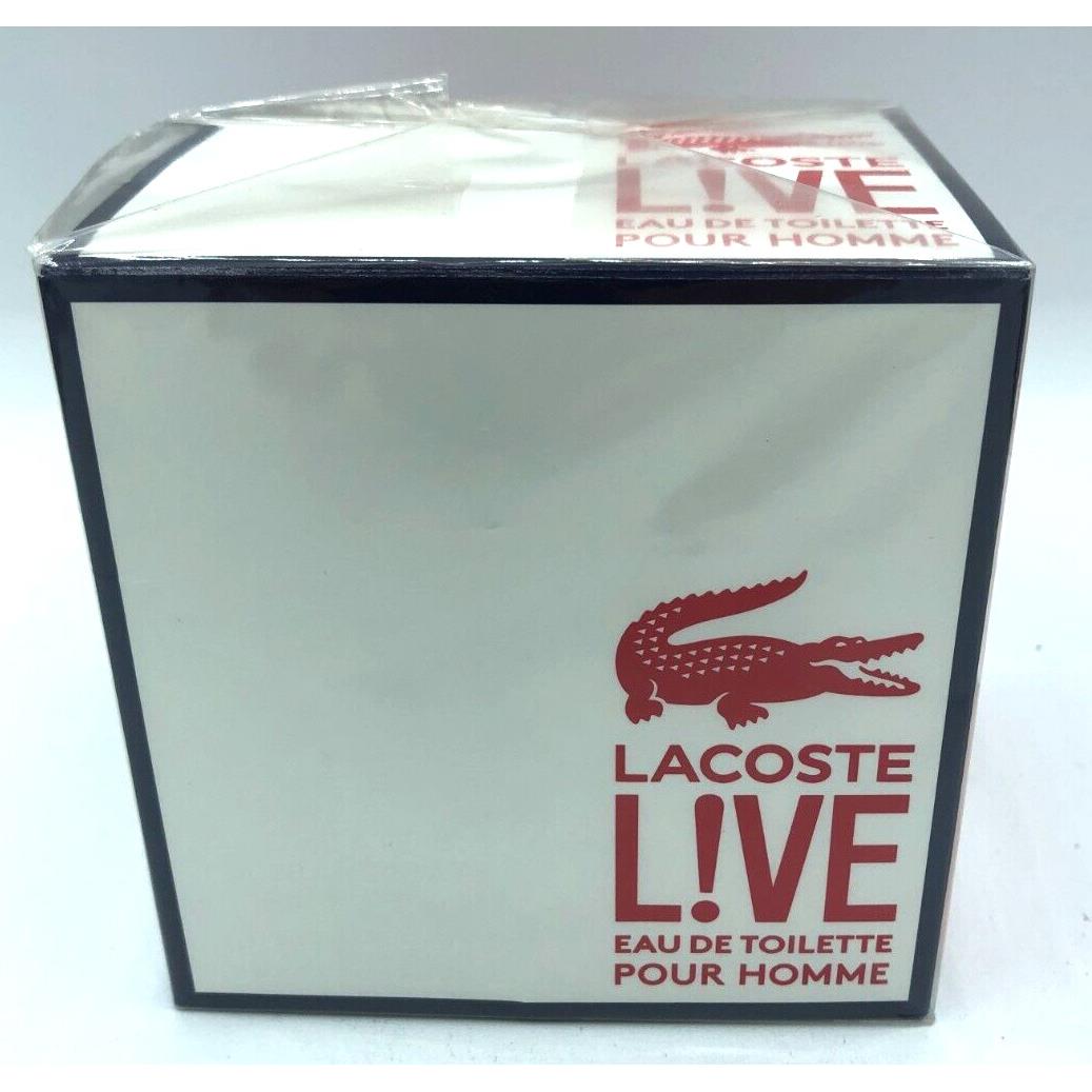 Lacoste Live Men Cologne 3.3oz / 100ml Edt Spray