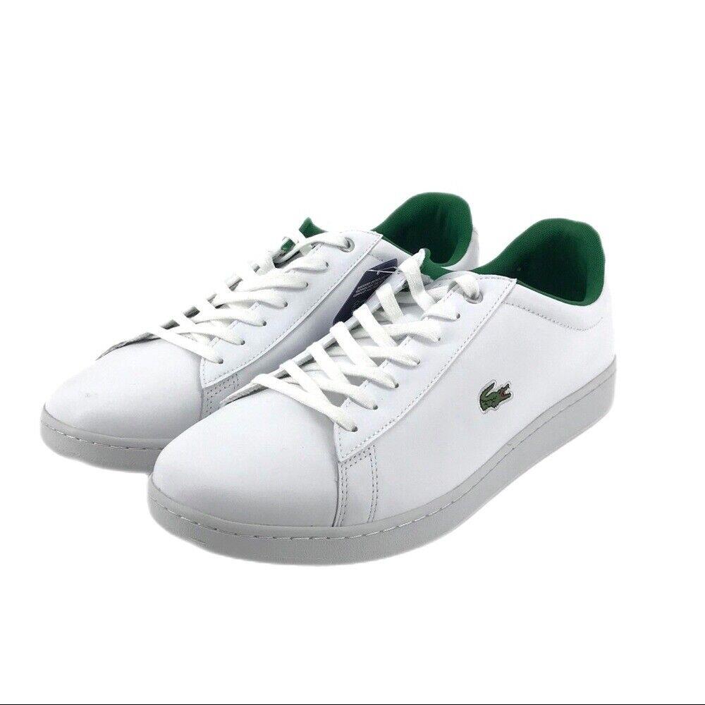 Lacoste White Green Breathable Sneakers