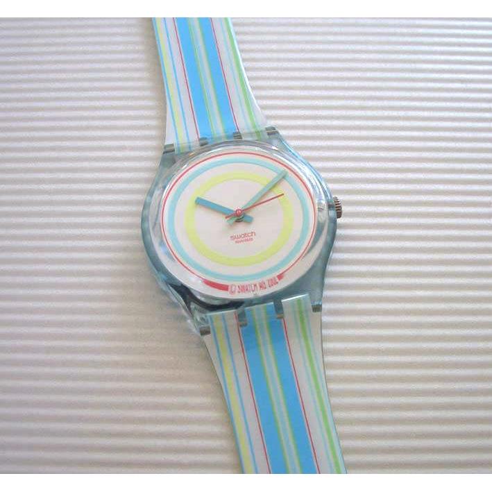 Meeting The Parallels Swatch Stripes Circles Nib-rare