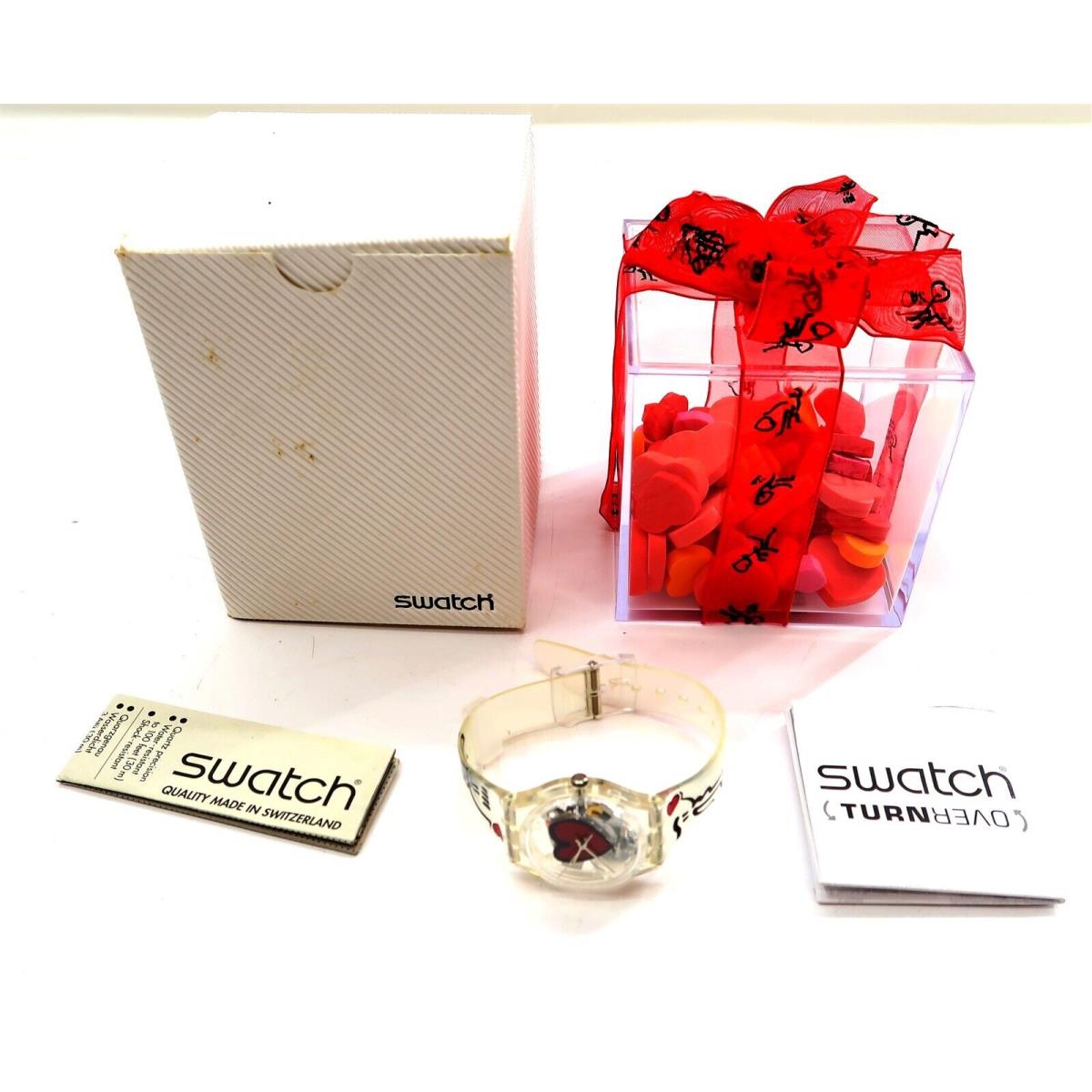 Swatch Watch Cupid`s Bow GK371 Nos Special Edition Box Set 2002