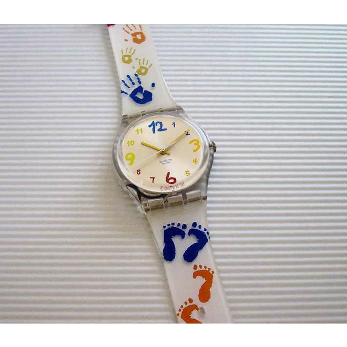 Saute-mouton Swatch Hand Foot Print Mib-rare