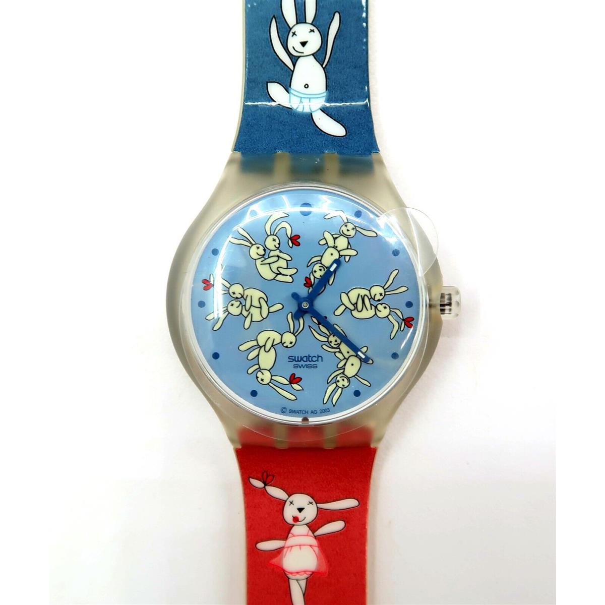 Swatch Watch Bunnysutra STGK101 with Case and Papers 2004 Fabio Bucciardini