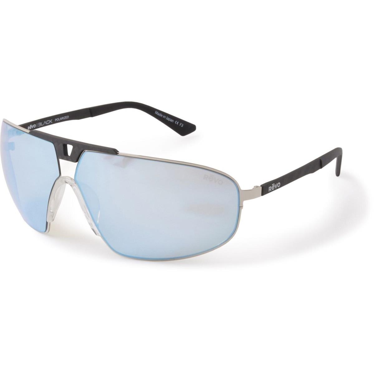 Revo Black Alpine Sunglasses - RE 1182 03BLP/ShChrome/BlueWaterPhoto