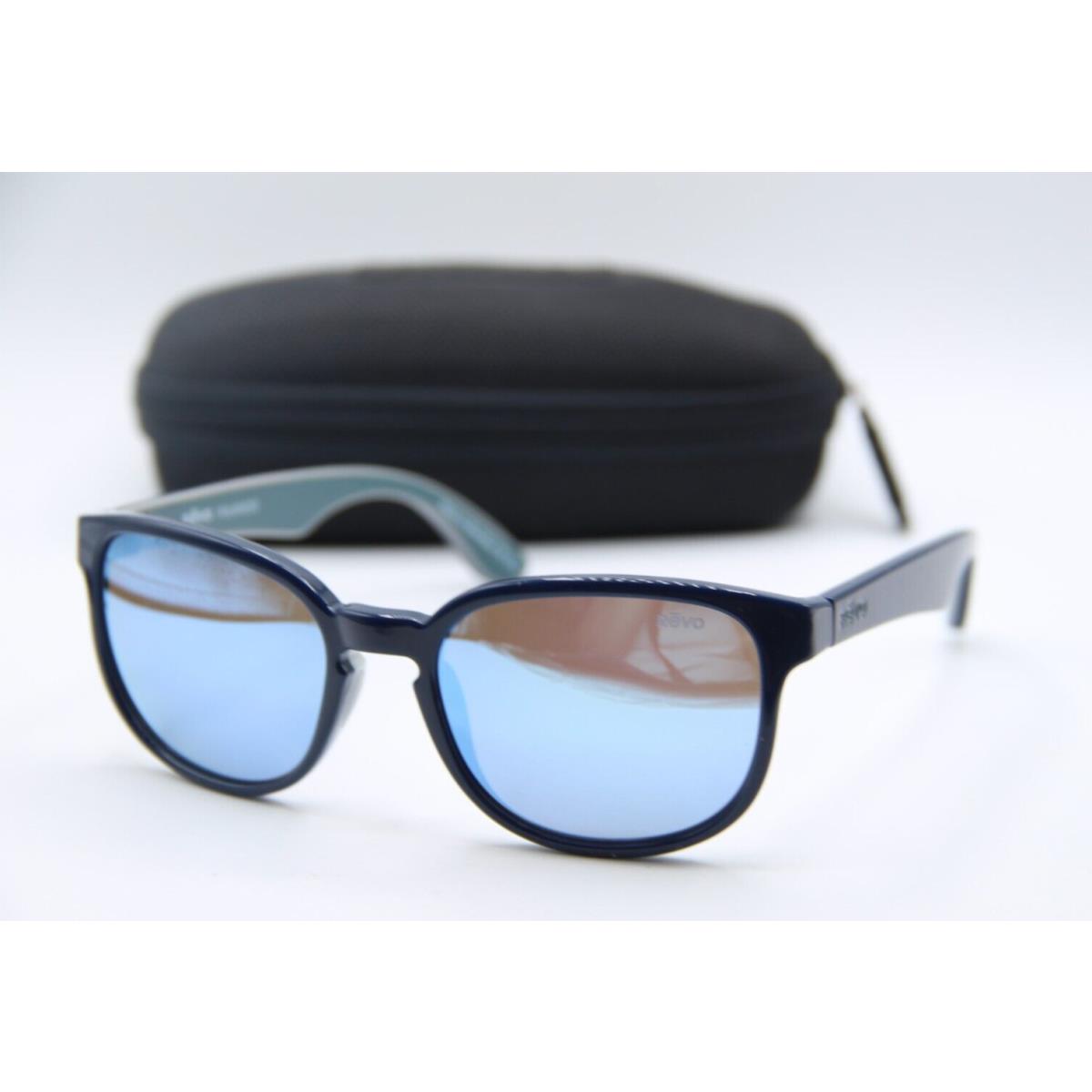 Revo RE 1028 05 Kash Polarized Blue White Sunglasses W/case 57-18