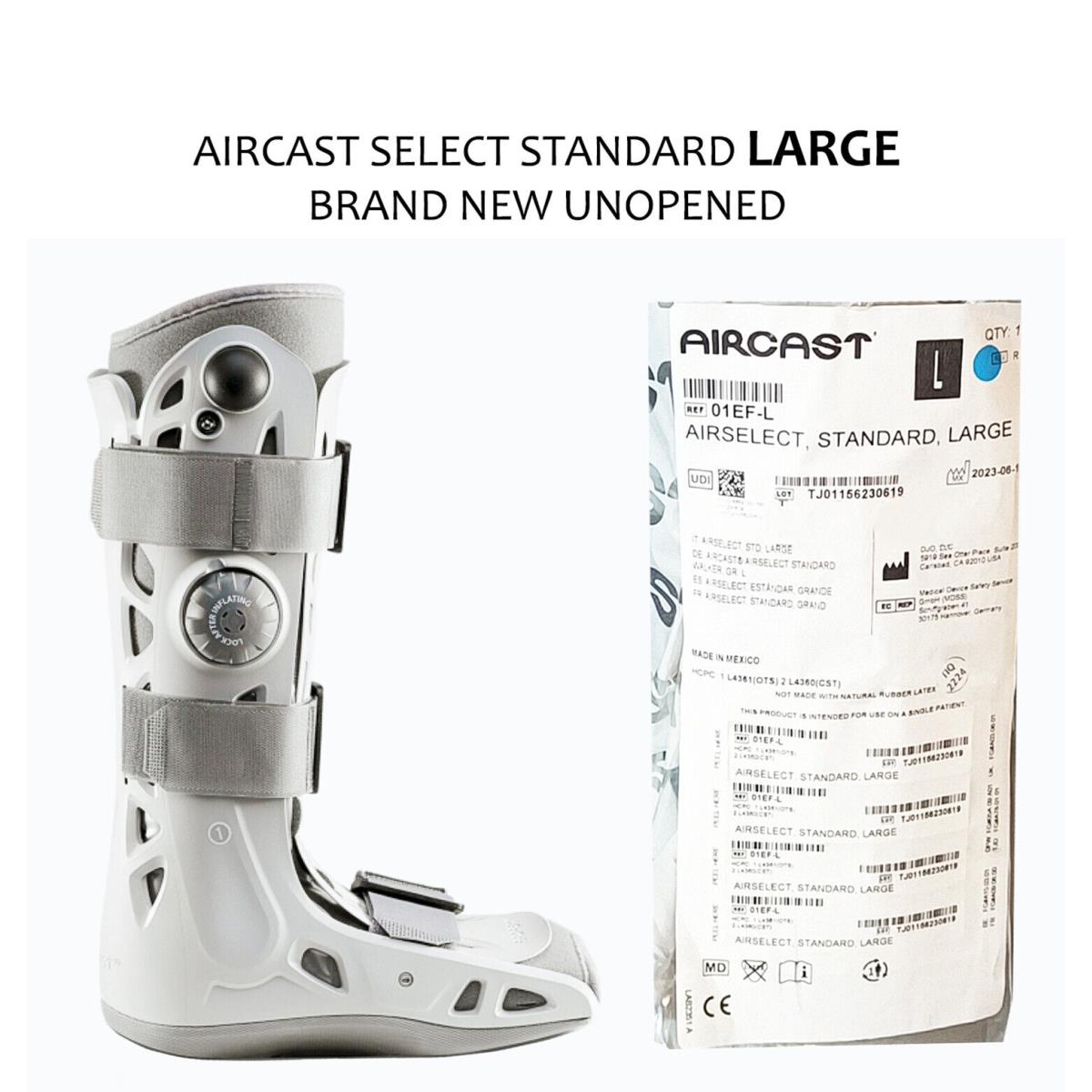 Aircast Airselect Standard Large Pneumatic Walking Brace Boot