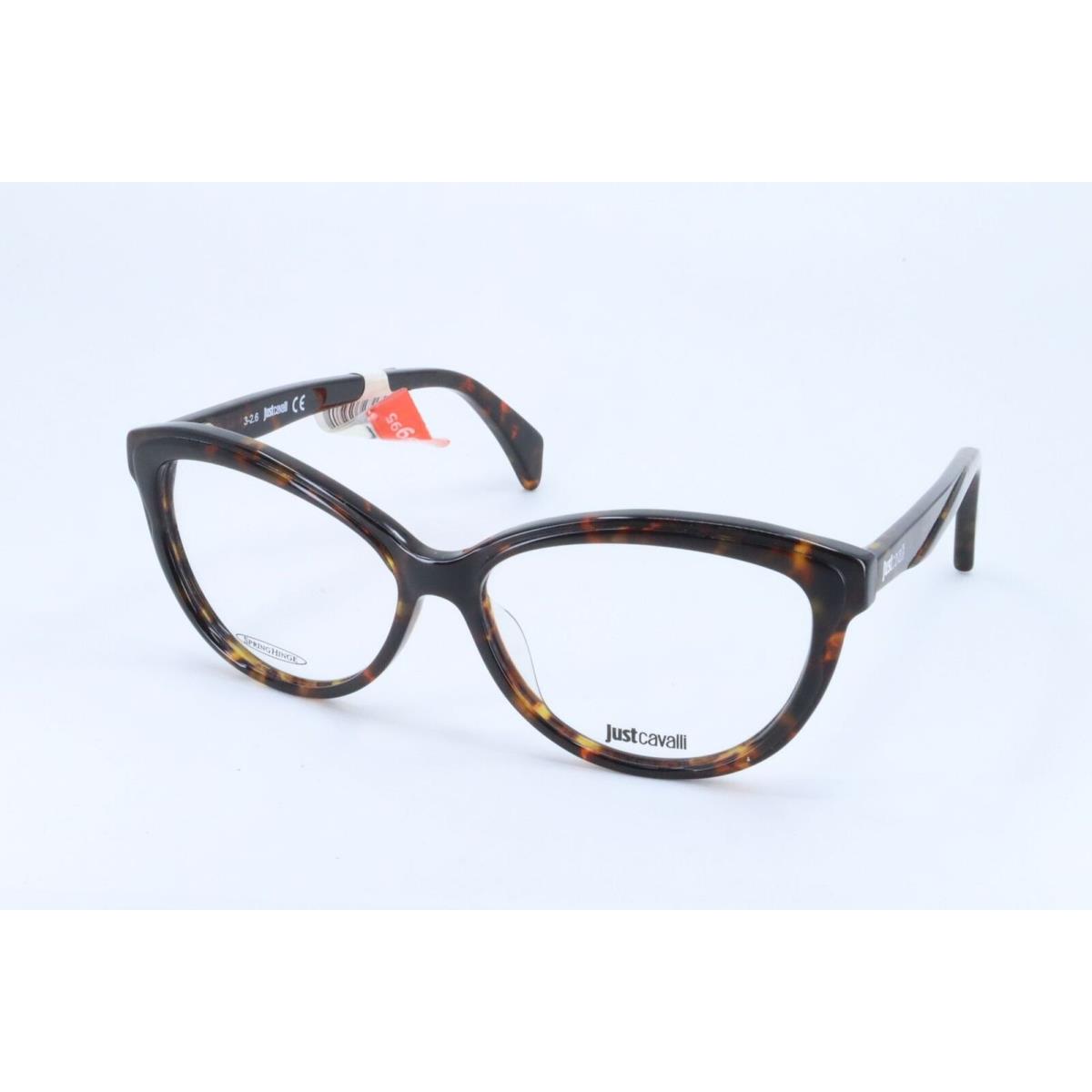 Just Cavalli JC0748 Tortoise Cat Eye Women Full Rim 54-14-140 Eyeglasses Frames