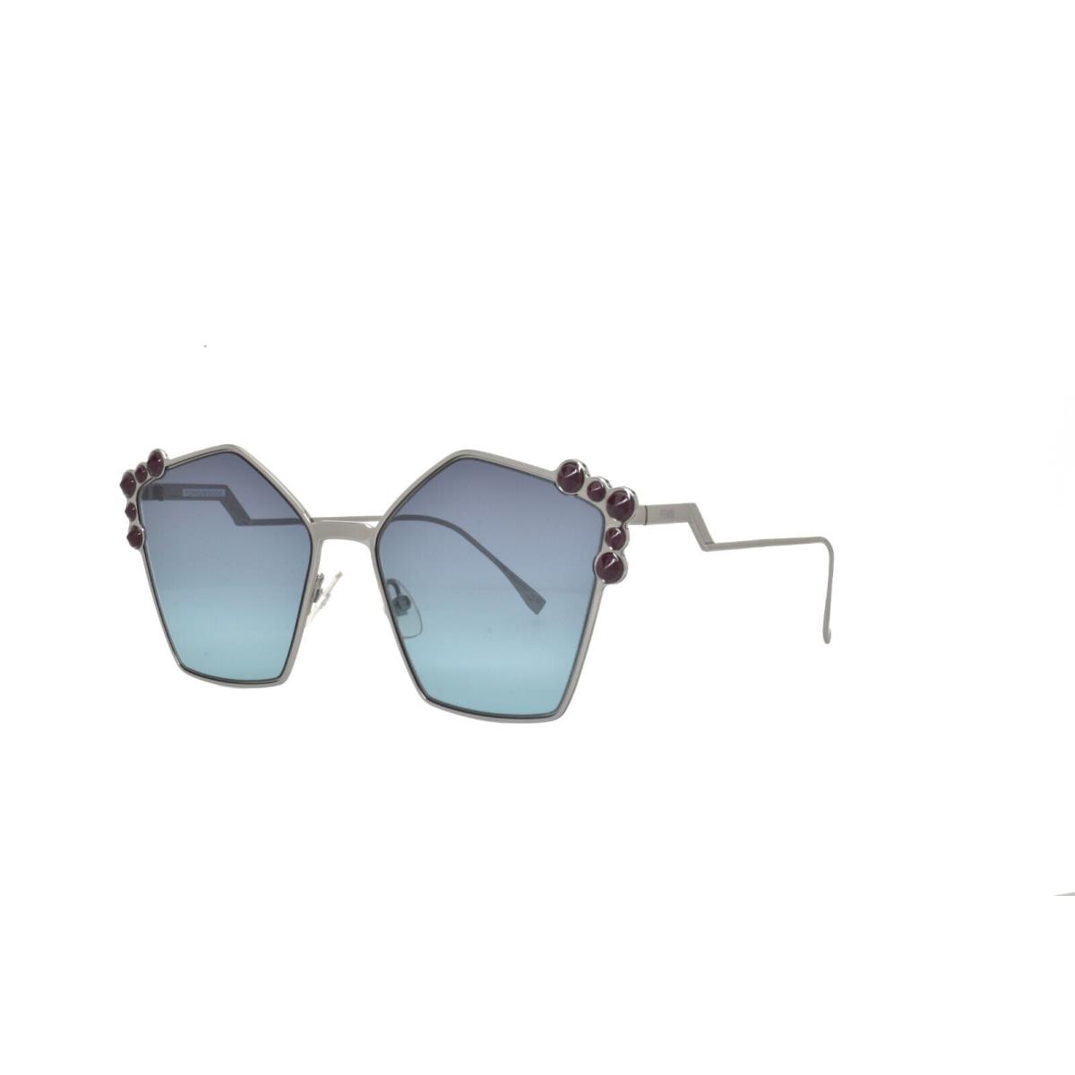 Fendi Sunglasses FF 0261 57-18-145 Dark Silver Blue