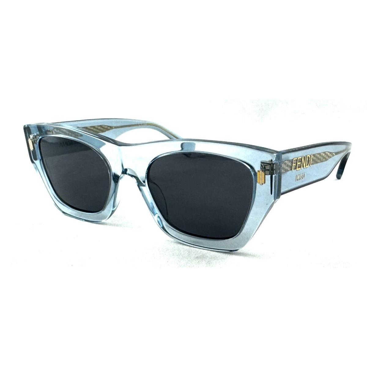 Fendi FE40100I FE 40100I 90A Blue Sunglasses 53-20-145