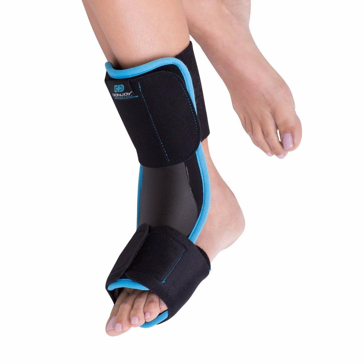 Donjoy DA161FB01-BLK-S/M Plantar Fasciitis Night Splint Rigid Support For