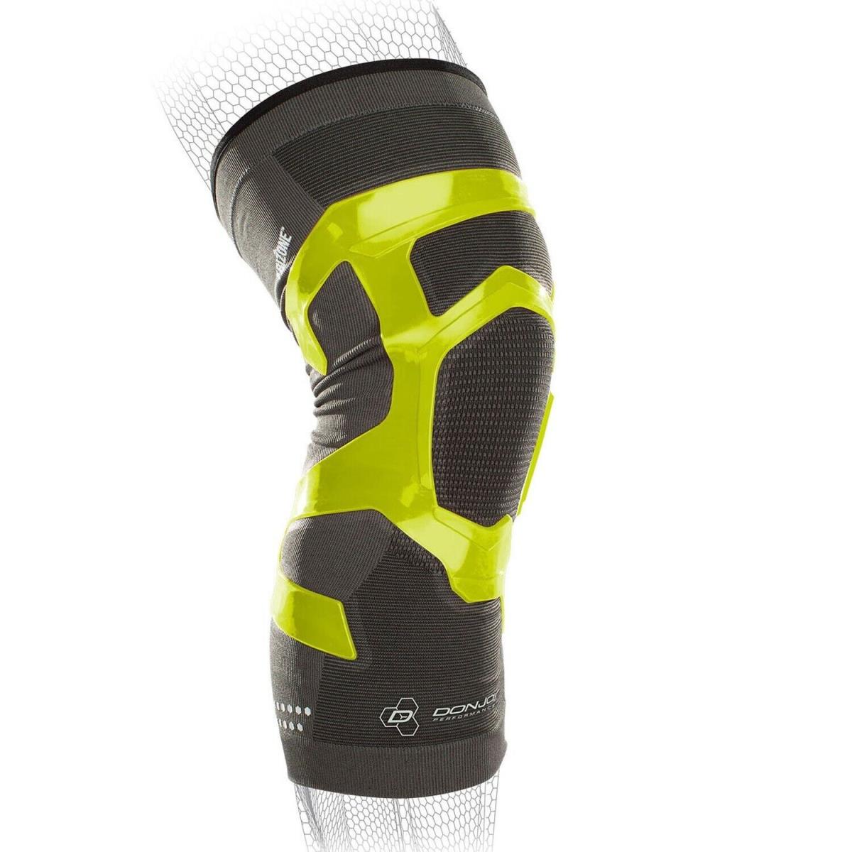 Donjoy Performance Trizone Compression: Knee Support Sleeve Right Leg