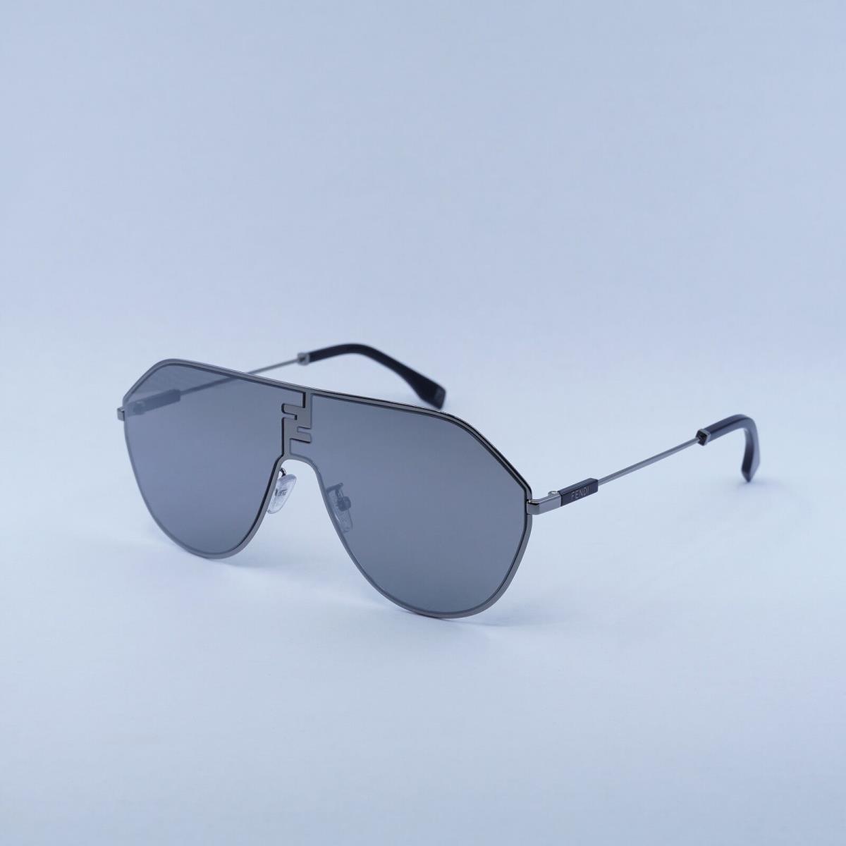 Fendi FE40080U 12C Ruthenium/smoke Mirror 65-9-145 Sunglasses