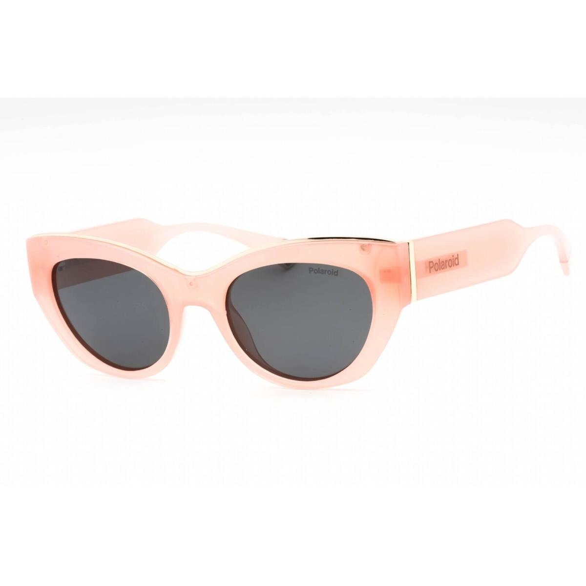 Polaroid Core Women`s Sunglasses Pink Plastic Cat Eye Frame Pld 6199/S/X 035J M9